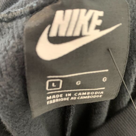 Nike CI1174-010 Rally Sport Casual Pants Black Wide Leg High Rise Athleisure L - Picture 7 of 10